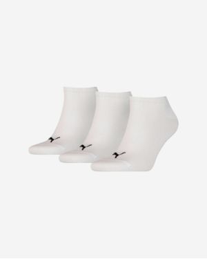 Sada troch párov ponožiek v bielej farbe Puma