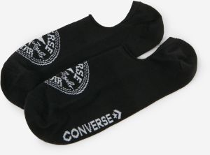 Súprava dvoch párov unisex ponožiek v čiernej farbe Converse