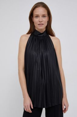 Blúzka Sisley dámska, čierna farba, jednofarebná