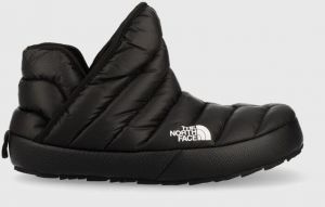 Papuče The North Face Women S Thermoball Traction Bootie čierna farba