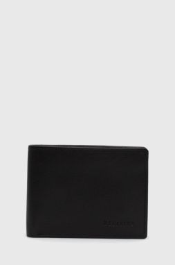 Kožená peňaženka Medicine pánska, čierna farba