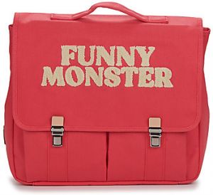 Školské tašky a aktovky Jojo Factory  CARTABLE UNIE PINK FUNNY MONSTER