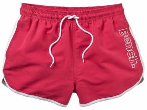 BENCH Plavecké šortky 'Bradley'  červená / biela