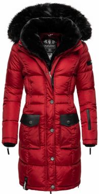 NAVAHOO Zimný kabát 'Sinja'  červená / čierna