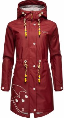 MARIKOO Funkčný kabát  červená / biela