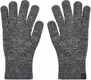 Pull&Bear Prstové rukavice  sivá / čierna