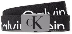 Calvin Klein Jeans Detský opasok Logo Ck Belt IU0IU00316 Čierna