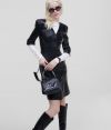 Šaty Karl Lagerfeld Leather Zip Dress galéria