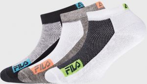 3 PACK detských športových ponožiek FILA Invisible