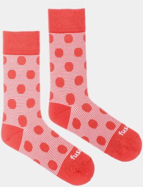 Ružové bodkované ponožky Fusakle Chamaleon