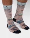 Béžové pánske vzorované ponožky XPOOOS galéria