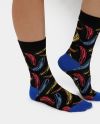 Čierne vzorované ponožky Happy Socks Andy Warhol Banana galéria
