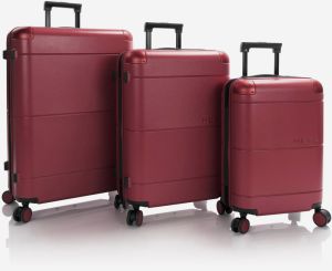 Súprava troch cestovných kufrov Heys Zen S,M,L Burgundy