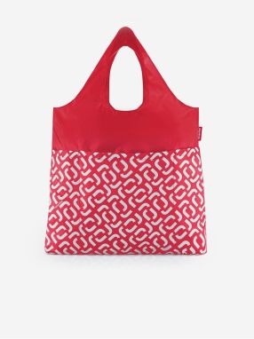 Červená vzorovaná nákupná taška Reisenthel Mini Maxi Shopper Plus