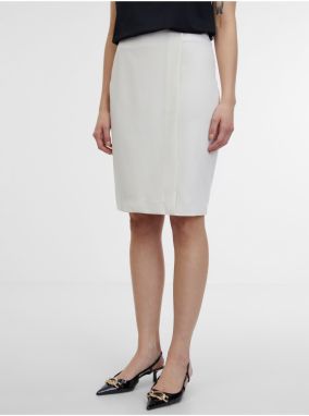 Biela dámska puzdrová sukňa ORSAY
