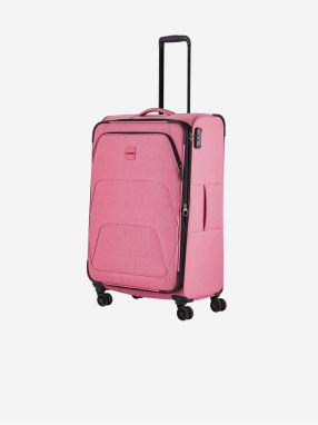 Ružový cestovný kufor Travelite Adria L