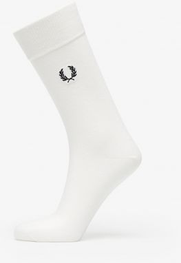 FRED PERRY Classic Laurel Wreath Sock Snow White/ Black