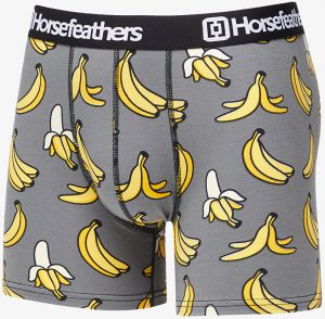 Horsefeathers Sidney Boxer Shorts Grey/ Bananas Print