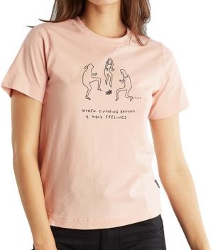 Dedicated T-shirt Mysen A Man´s Feelings Pink