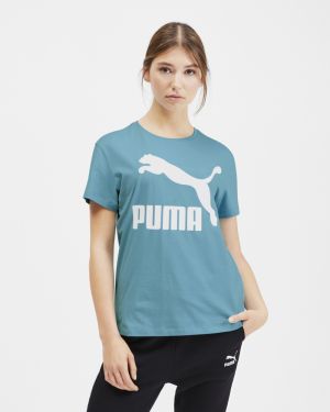 Puma modré dámske tričko Classics