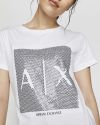 Armani Exchange biele dámske tričko galéria