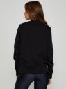 Čierna dámska mikina Versace Jeans Couture R Logo Glitter galéria