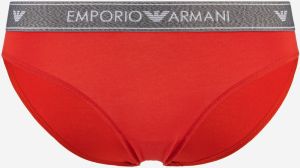 Nohavičky pre ženy Emporio Armani - červená, oranžová
