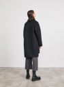 Čierny dámsky kabát s prímesou vlny METROOPOLIS Kandis galéria