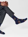Ponožky pre ženy Happy Socks - tmavomodrá galéria