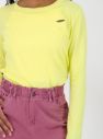 Tričká s dlhým rukávom pre ženy Alife and Kickin - žltá galéria