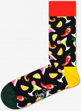 Happy Socks Drink Ponožky Čierna
