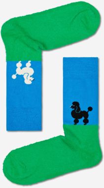 Modro-zelené vzorované ponožky Happy Socks Who Let The Dogs Out