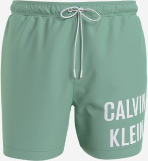 Plavky pre mužov Calvin Klein - svetlozelená