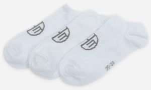 Sada troch párov ponožiek v bielej farbe SAM 73 Detate
