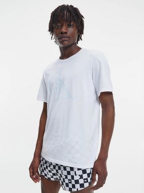 Tričká s krátkym rukávom pre mužov Calvin Klein - biela