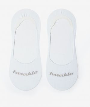 Biele dámske ponožky Fusakle