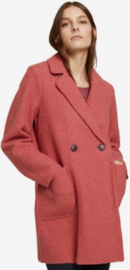 Tmavoružový dámska ľahký kabát Tom Tailor Denim