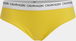 Žltý dámsky spodný diel plaviek Calvin Klein Underwear