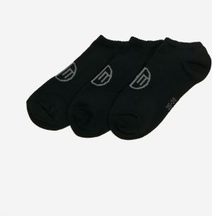 Sada troch párov ponožiek v čiernej farbe SAM 73 Detate