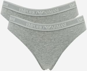 Nohavičky pre ženy Emporio Armani - sivá