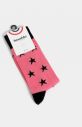 Rúžové dámské vzorované ponožky Fusakle Hviezda galéria