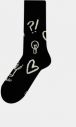 Krémovo-čierne vzorované ponožky Fusakle Symbol galéria