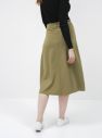 Kaki midi sukňa Jacqueline de Yong Bellis galéria