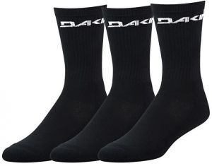 Dakine 3 PACK - pánske ponožky Essential 10003681-W22 Black 43-47