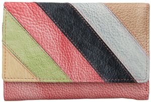Lagen Dámska kožená peňaženka 864-77/R - Pink/multi