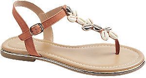 Tmavooranžové sandále Graceland