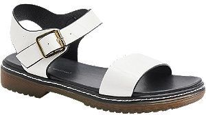 Biele sandále Claudia Ghizzani