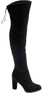 Čierne čižmy nad kolená Graceland
