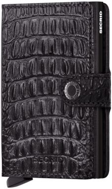 Kožená peňaženka Secrid dámska, čierna farba