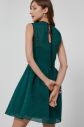 Šaty Victoria Victoria Beckham zelená farba, mini, áčkový strih galéria